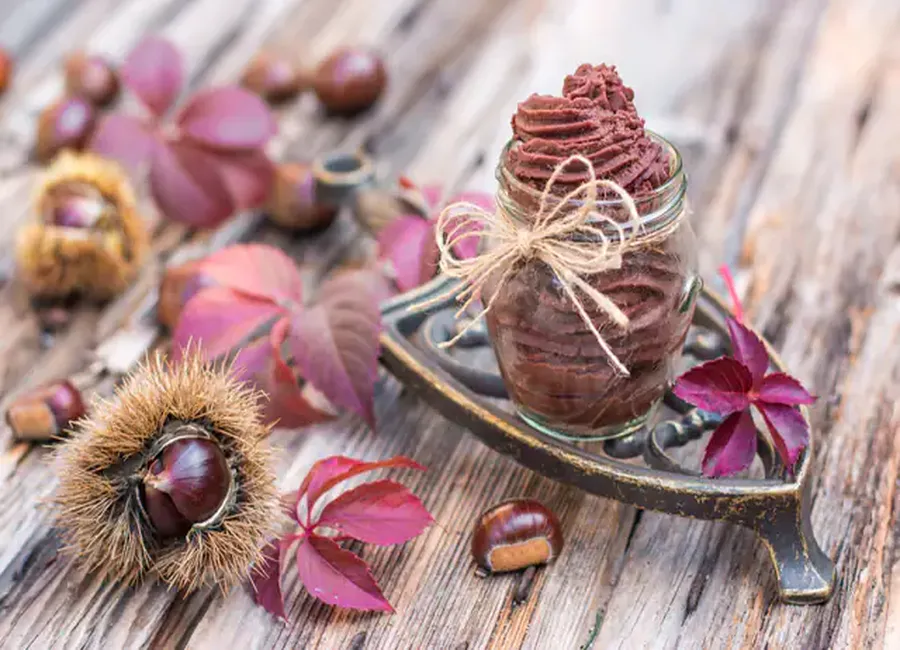 Mousse glacée aux marrons