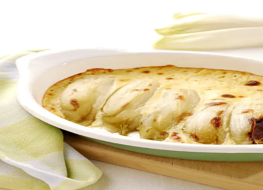 Gratin léger d'endives au thon
