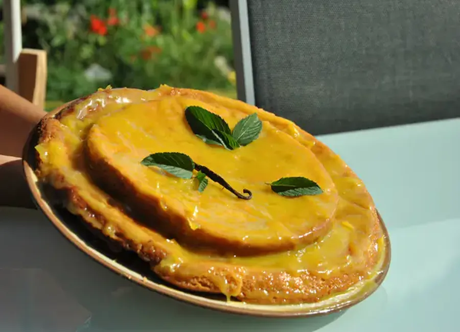 Gâteau au lemon curd