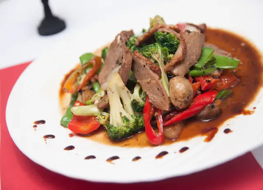 Wok de canard