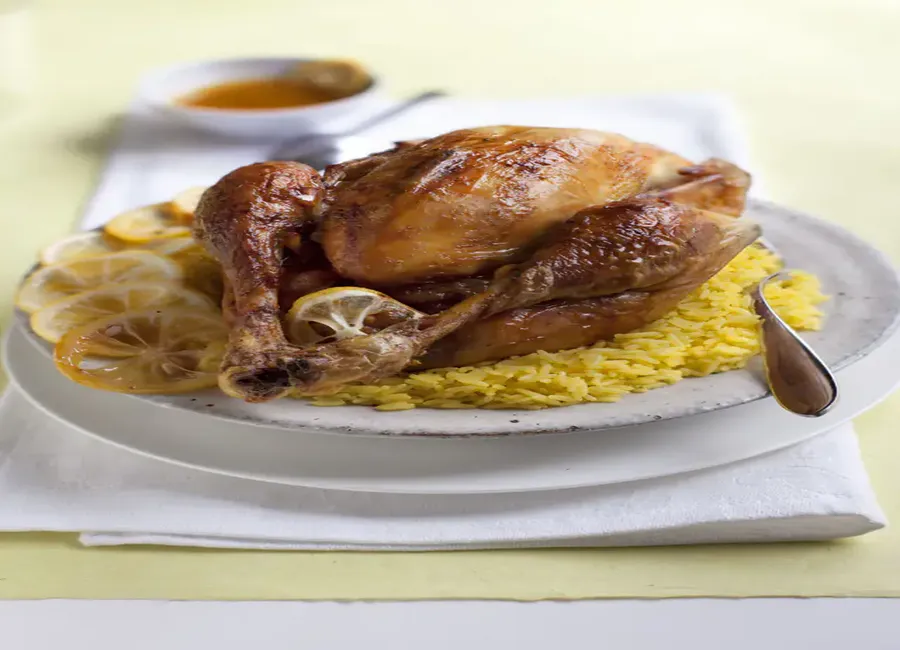 Poulet rôti au citron