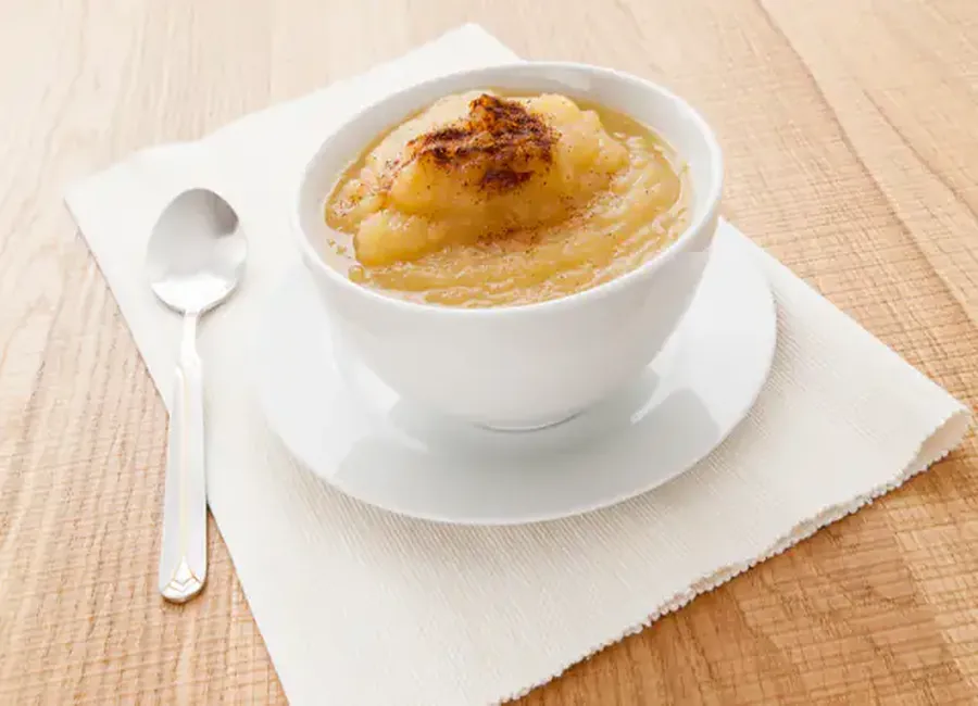 Compote de pommes aux speculoos