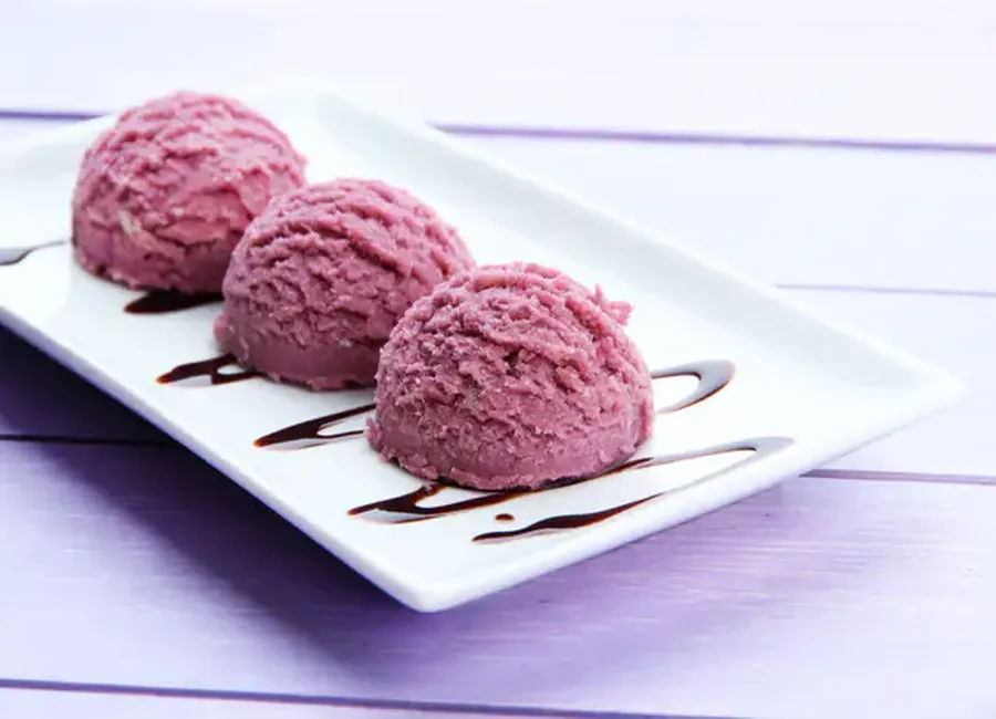 Sorbet aux violettes