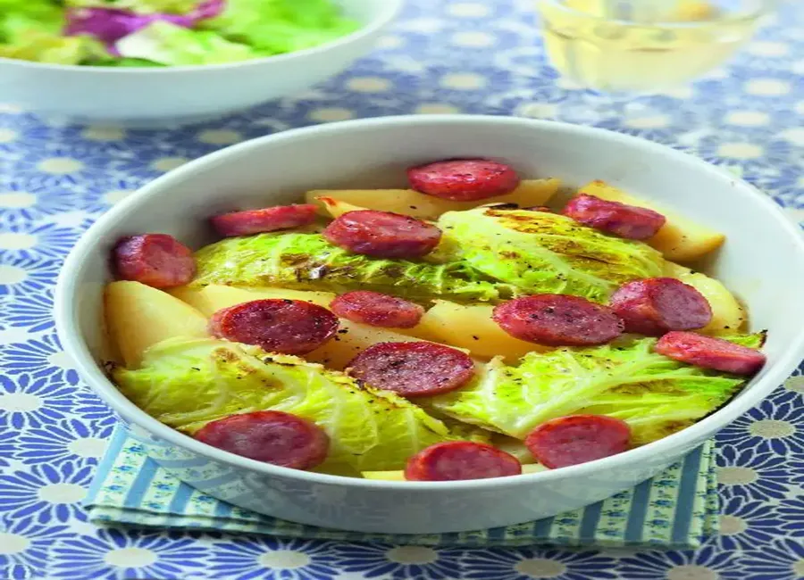 Embeurrée de chou vert