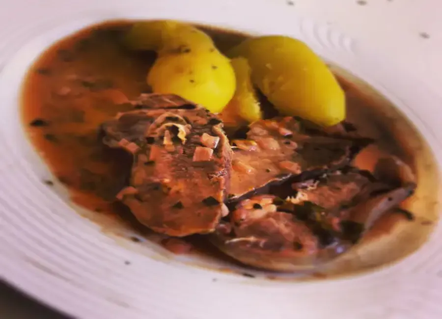 Tête de veau sauce ravigote