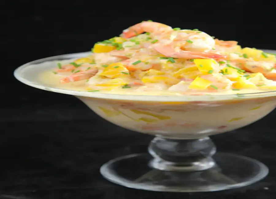 Crevettes au lait de coco de roxane