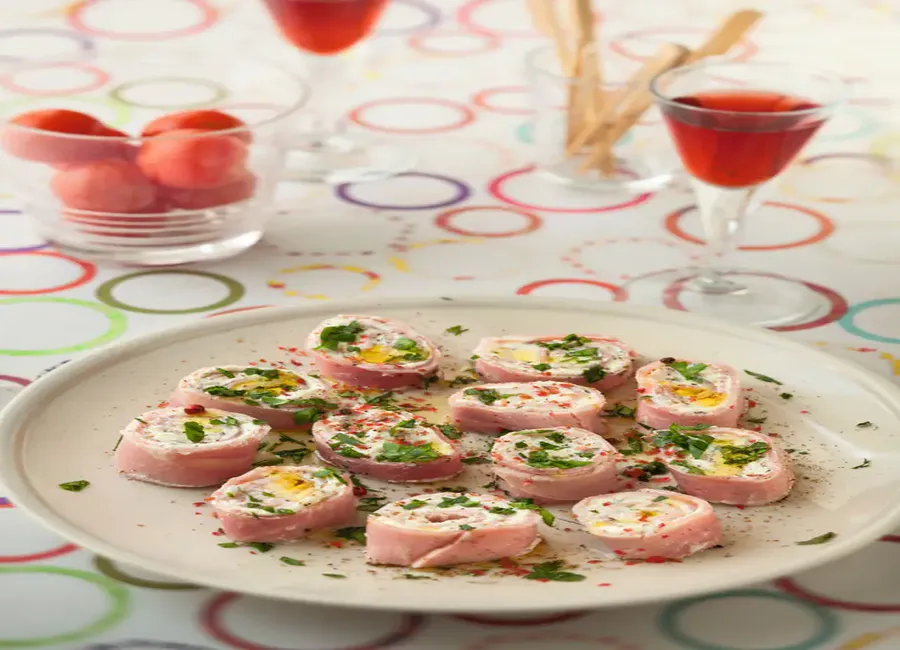 Roulés de jambon au fromage