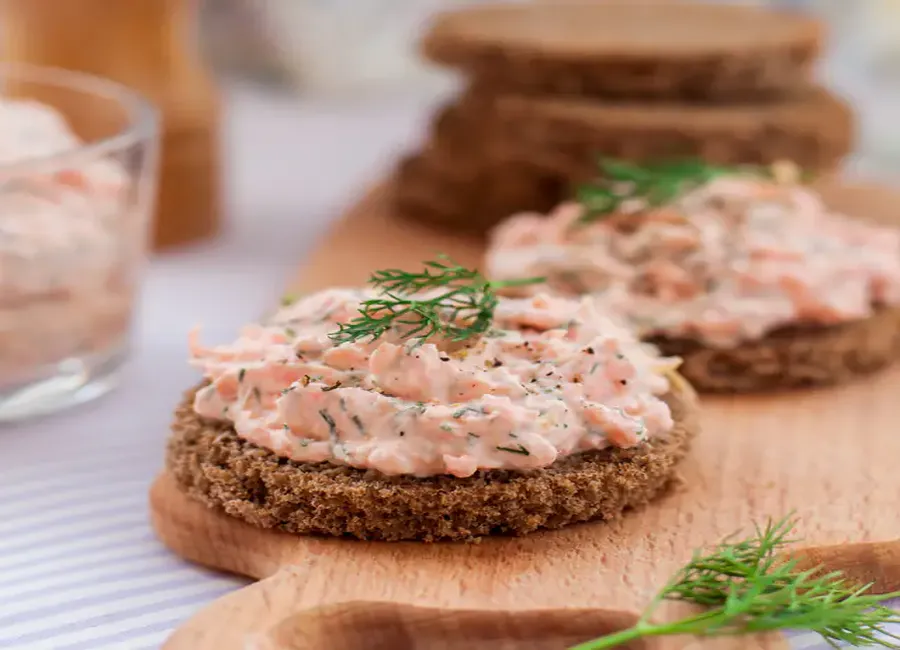 Rillette aux deux saumons
