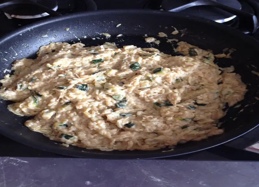 Risotto aux courgettes et au comté