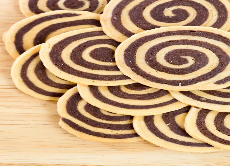 Biscuits escargots vanille chocolat