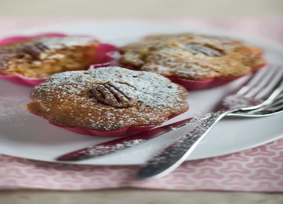 Muffins carottes, noix de pécan et sirop d'érable