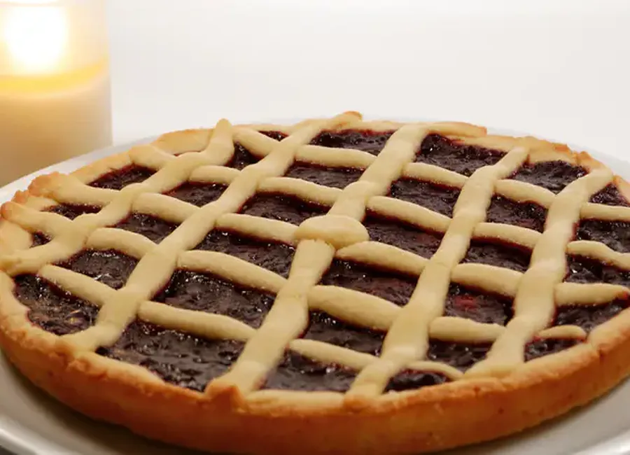 Tarte alsacienne à la confiture (linzer)