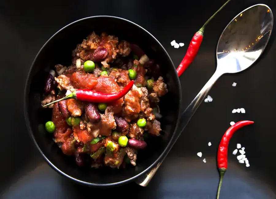 Chili con carne made in usa