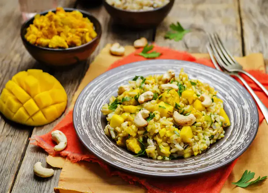 Curry de poulet aux mangues