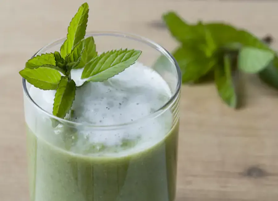 Gaspacho concombre menthe