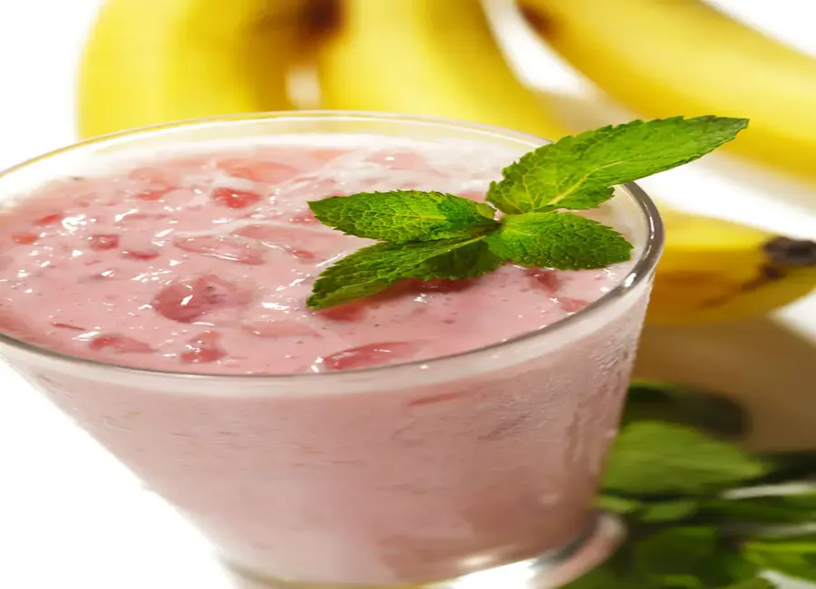 Smoothie banane-fraise