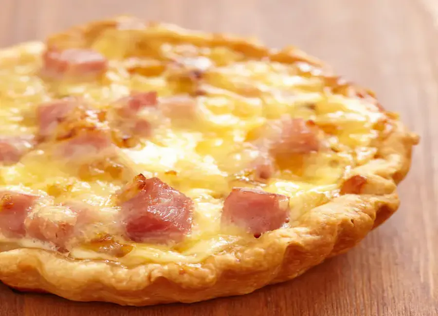 Tarte au bleu et jambon facile et rapide