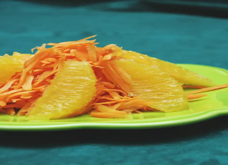 Carottes râpées à l'orange