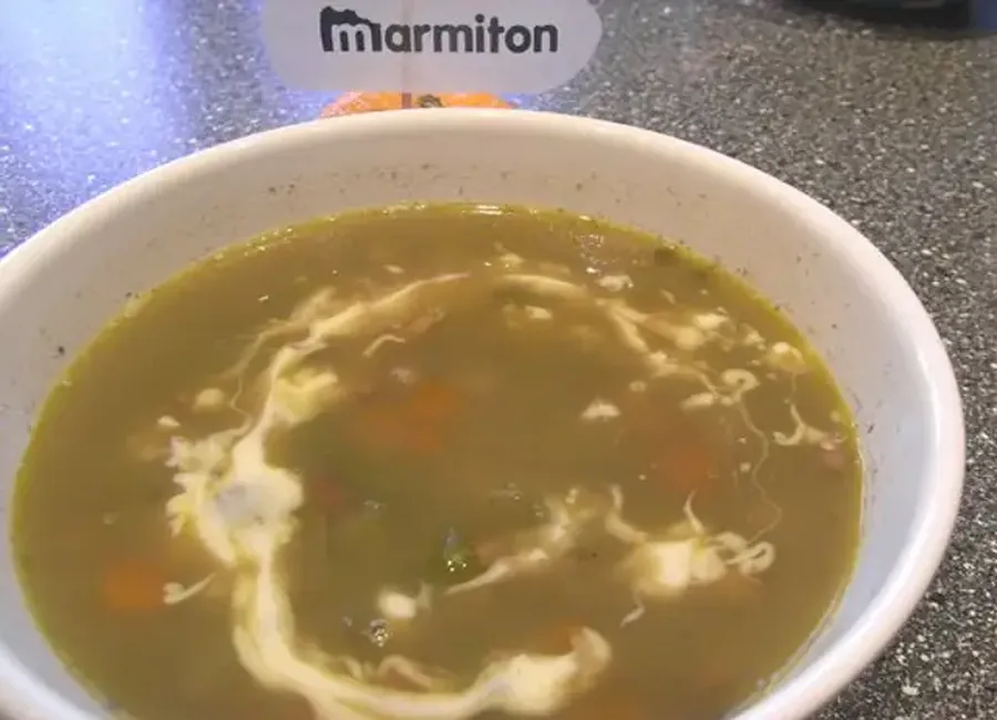 Soupe de lentilles et lardons
