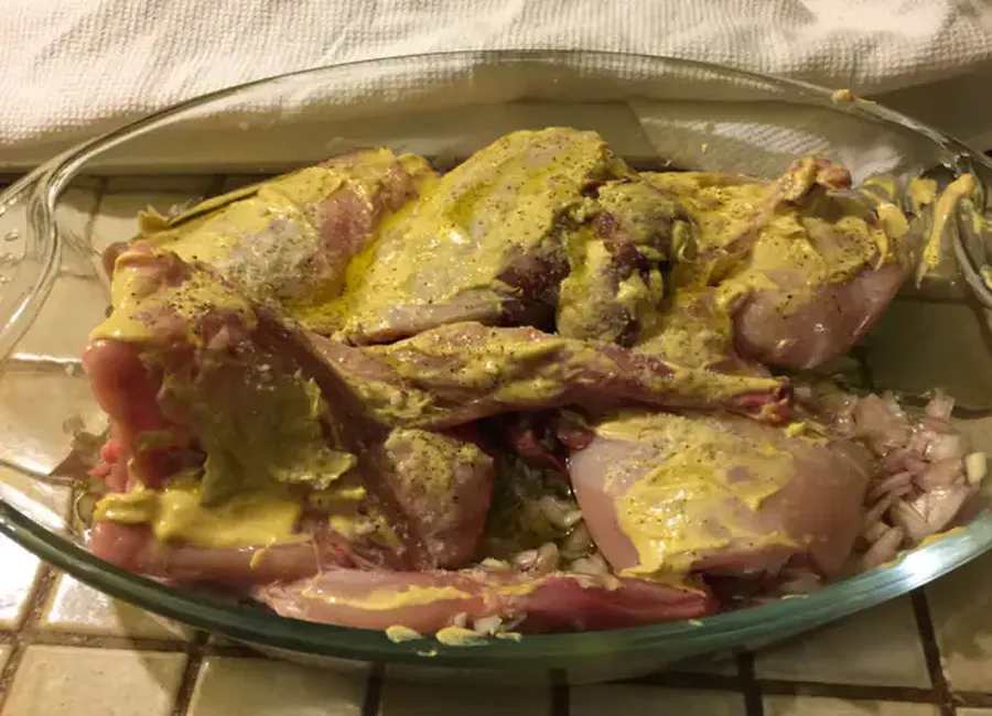 Lapin confit au four
