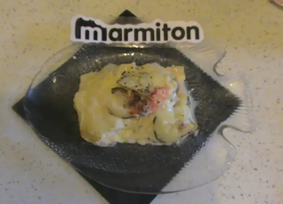 Lasagnes au saumon, courgettes et mascarpone