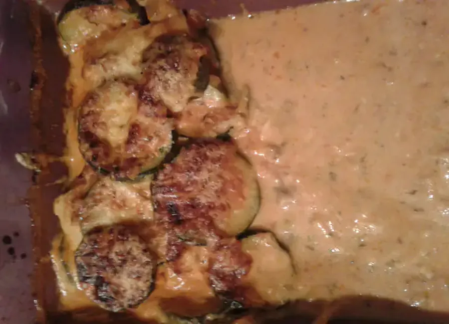 Colin gratiné aux courgettes