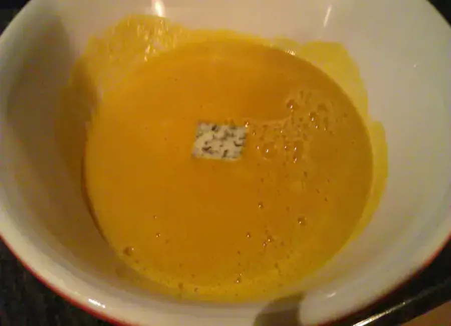 Soupe de courge à la fourme de montbrison