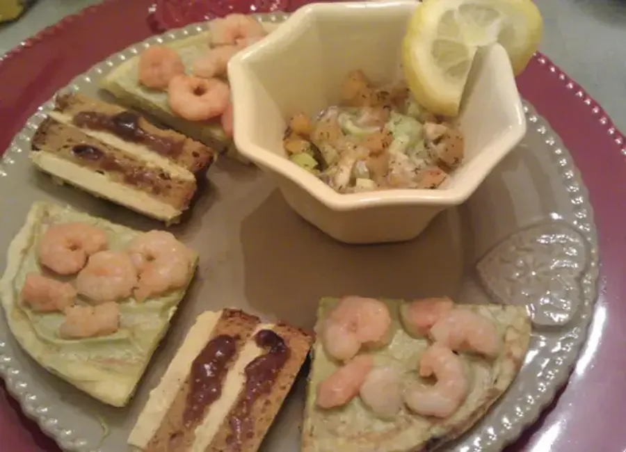 Trio d'entrées des fêtes