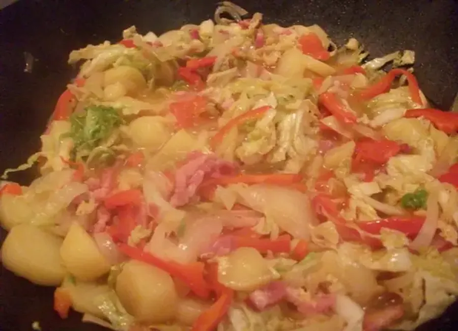 Wok de chou chinois