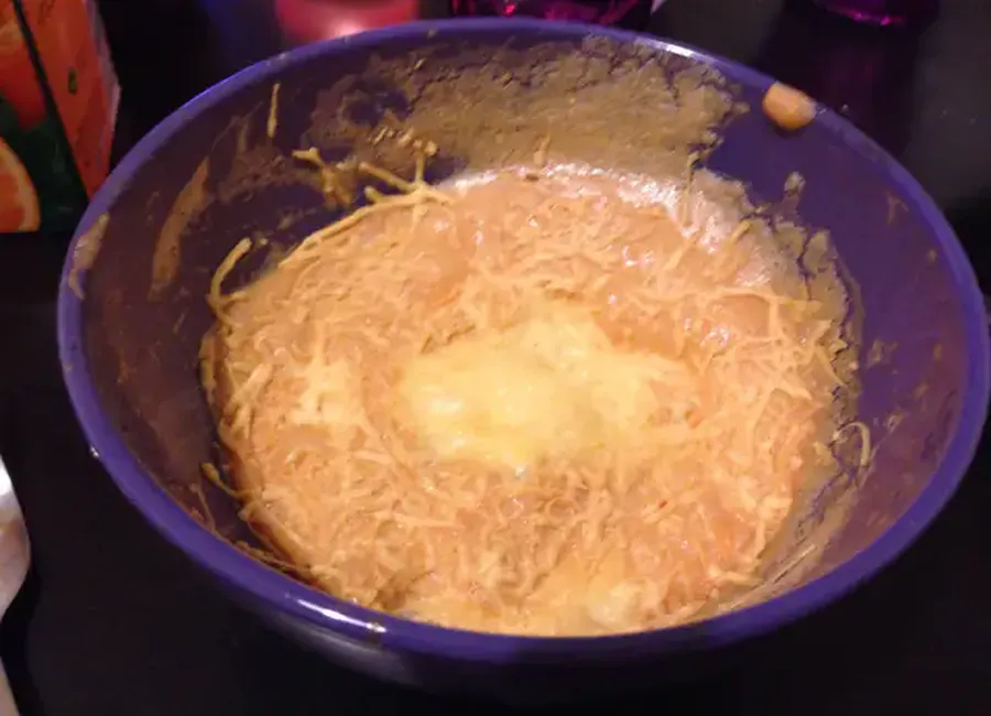 Oeuf soufflé au gruyère