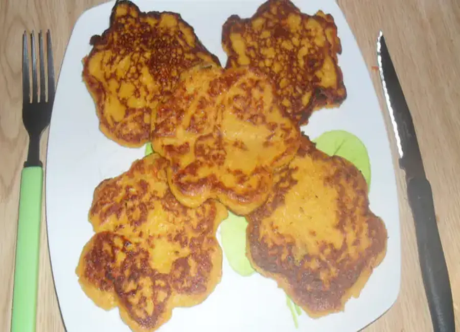 Galette de carottes et colin