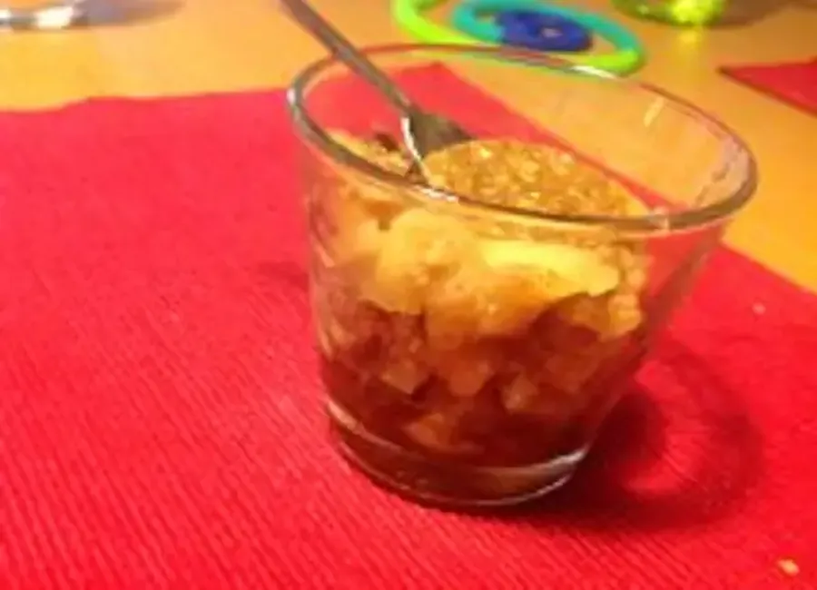 Crumble en verrine façon jeanne