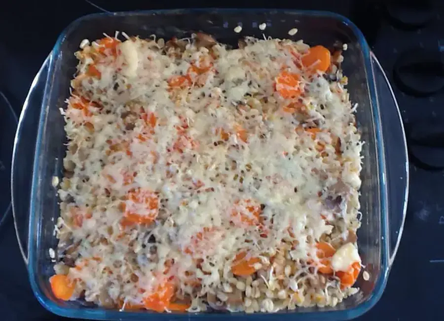 Gratin de blé léger