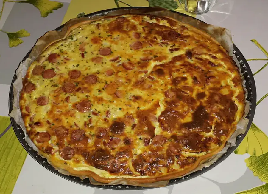 Quiche aux knacks