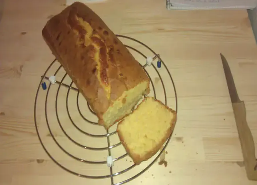 Gâteau yaourt et couche 'croquante' chocolat noir