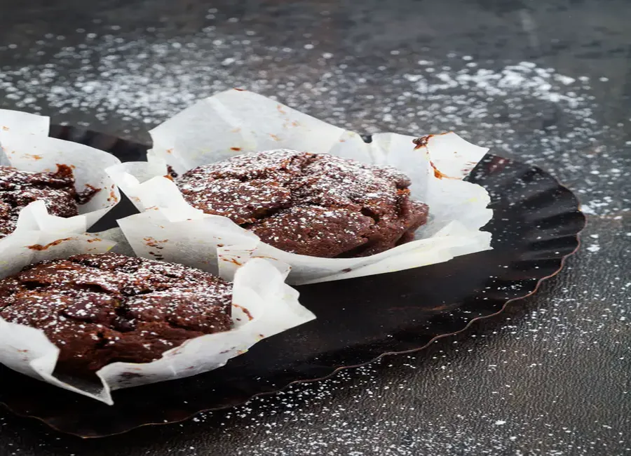 Muffins chocolat fondant nutella