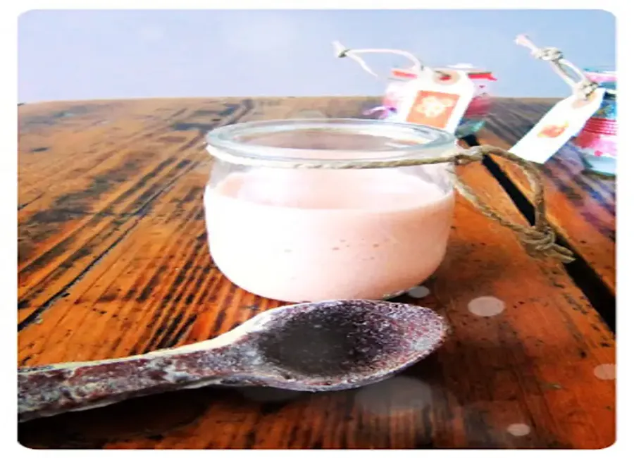 Mousse de fraise tagada à la fleur d'oranger