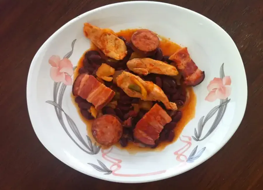 Haricots rouges en folie
