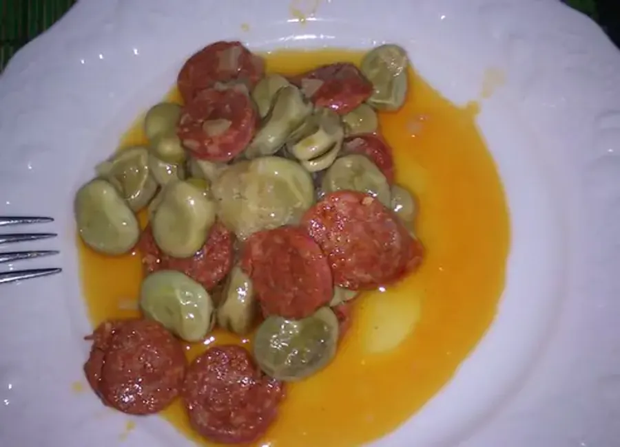 Fèves au chorizo rapide