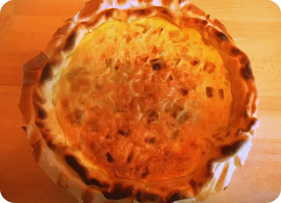 Quiche légère aux poireaux
