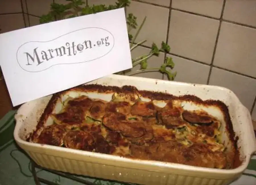 Gratin de courgettes et pommes de terre