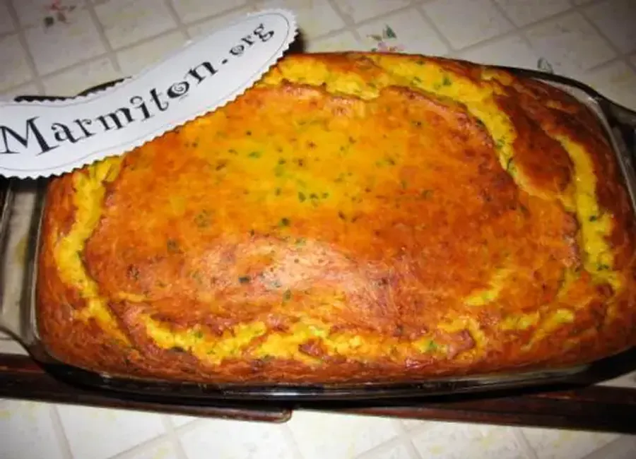 Gratin de potiron, brandade de morue et surimi