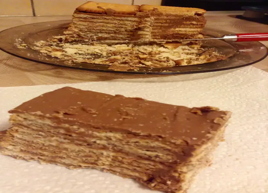 Gâteau biscuit au praliné