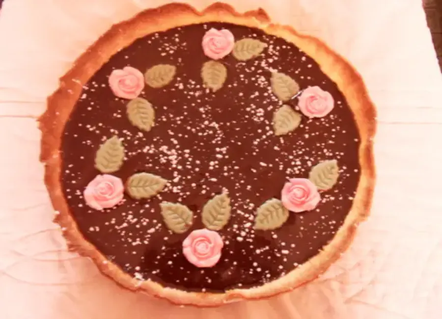 Tarte au nutella fondante