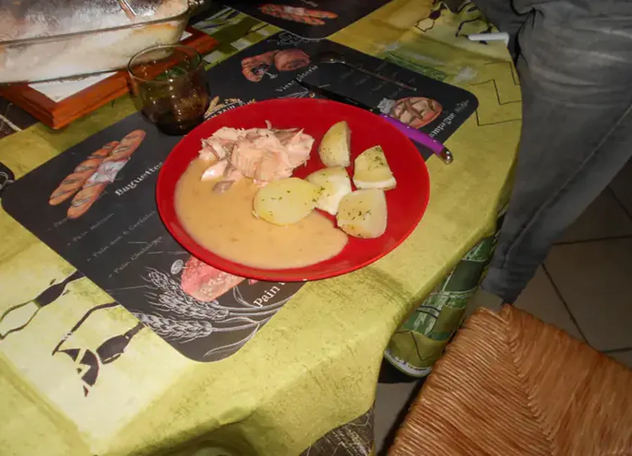 Saumon en croûte de gros sel