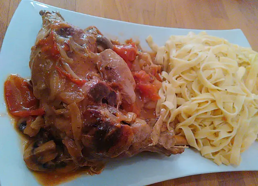 Cuisse de dinde au cidre