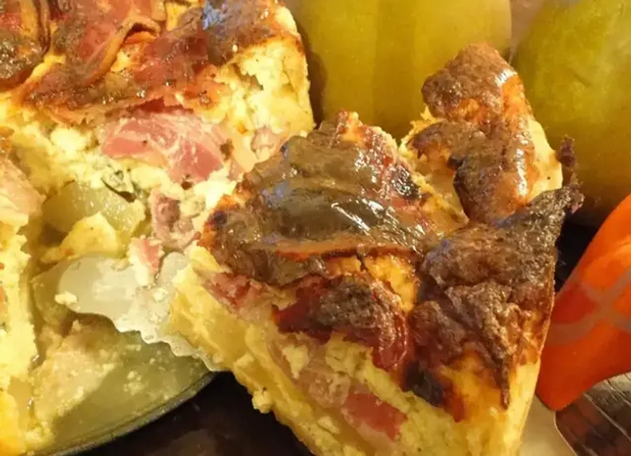 Quiche fromagère aux courgettes
