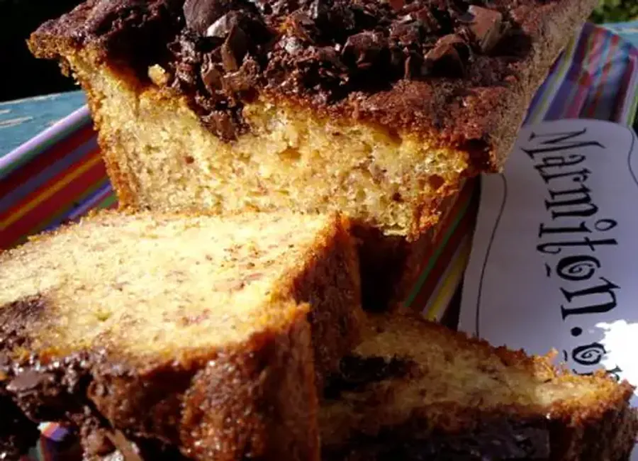 Pavé a la banane et au chocolat