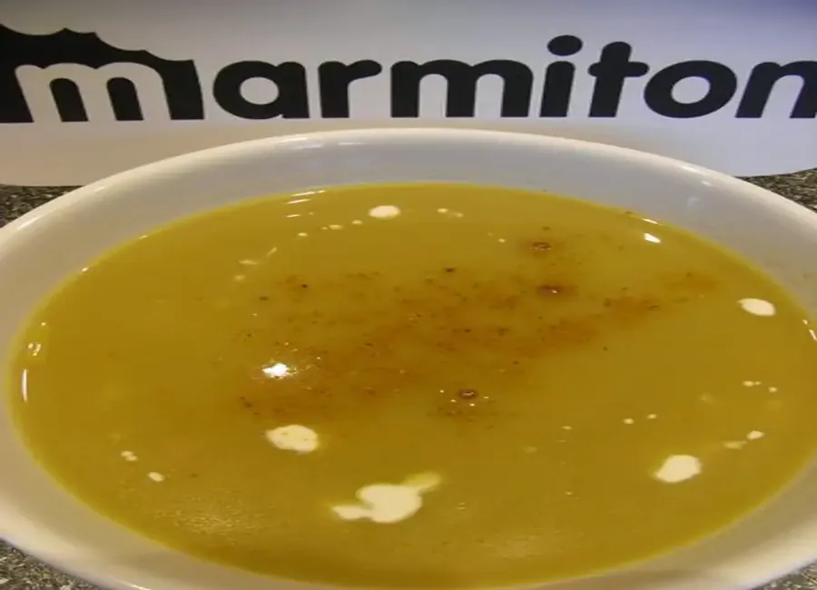 Vélouté de poireaux au curry