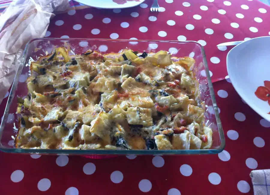 Gratin de bettes à la parmesane
